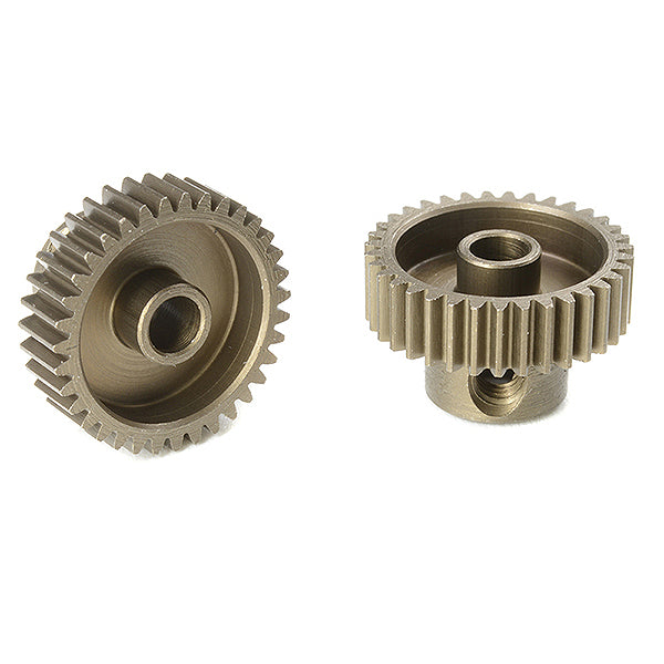 CORALLY 64 DP PINION SHORT HARDENED STEEL 35 TEETH SHAFT DIA. 3.17MM