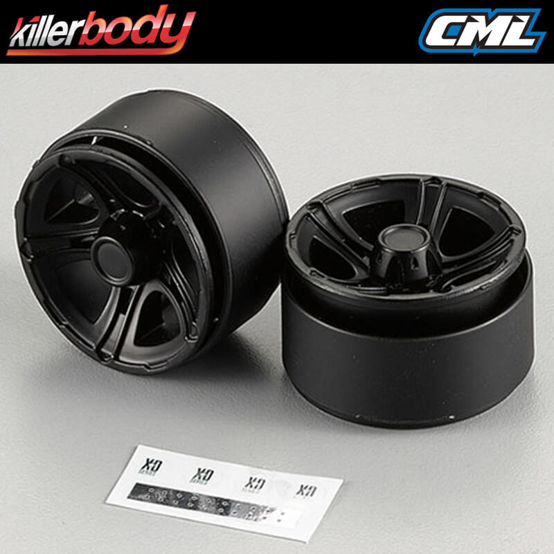 KILLERBODY ALUMINIUM WHEEL 1.55" (FOR 1/10TH CRAWLER)