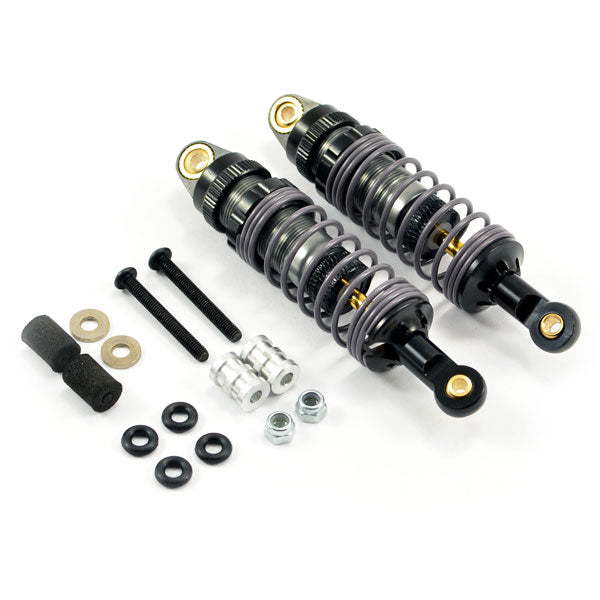 FASTRAX 1/10TH 75mm ALLOY ADJUSTABLE SHOCKS (PAIR)