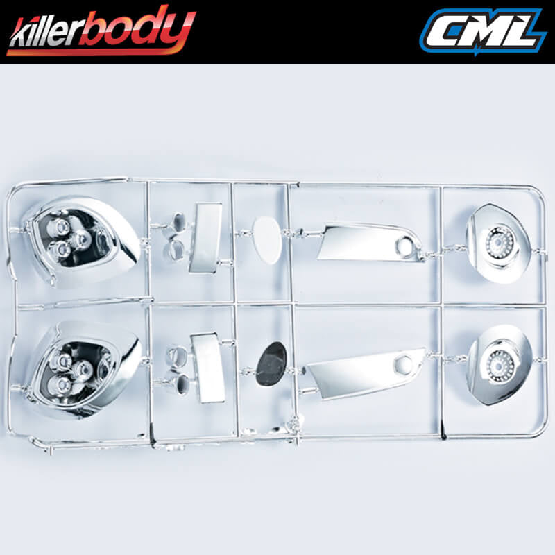 KILLERBODY ELECTROPLATED LIGHT BUCKET SET (ALFA ROMEO 8C)