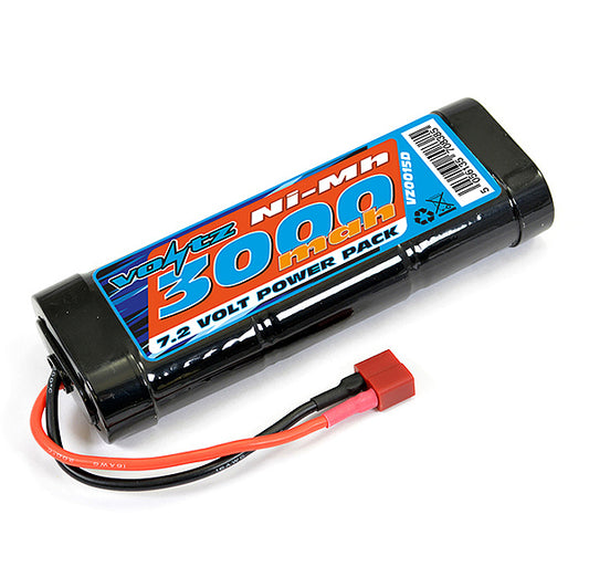 VOLTZ 3000mah STICK PACK 7.2V W/DEANS CONNECTOR