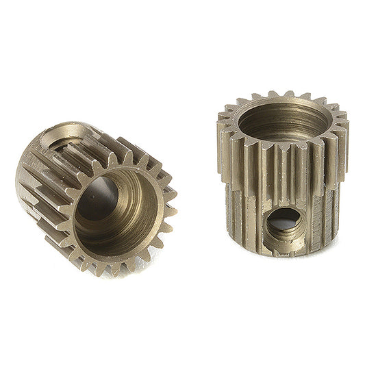 CORALLY 64 DP PINION SHORT HARDENED STEEL 21 TEETH SHAFT DIA. 3.17MM