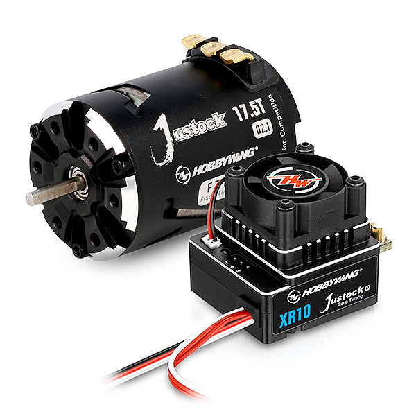 HOBBYWING COMBO XR10 JUSTOCK G3 ESC/JUSTOCK G2.1 17.5T (FIXED TIMING)