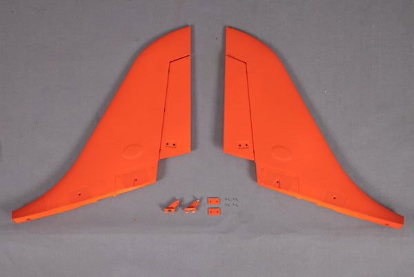 FMS 90MM SUPER SCORPION VERTICAL STABILIZER ORANGE