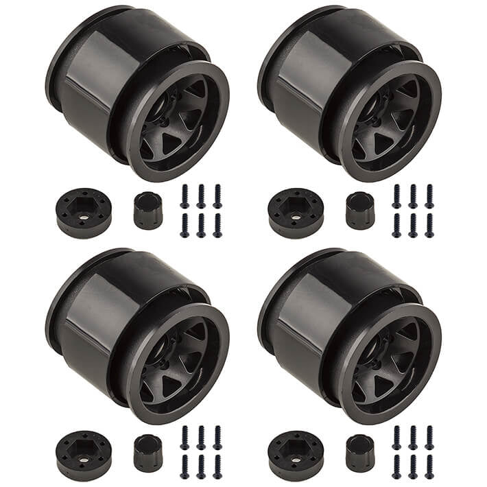 ELEMENT RC ENDURO TRIGON WHEELS 1.55IN BLACK