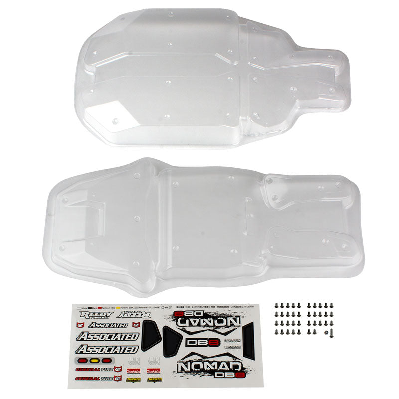 TEAM ASSOCIATED NOMAD DB8 BODY CLEAR