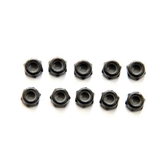 HOBAO NYLON NUT M4, 10 PCS