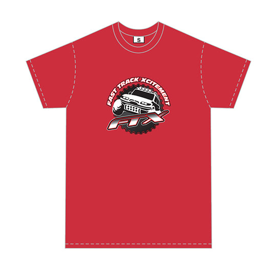 FTX GEAR LOGO BRAND T-SHIRT RED - SMALL