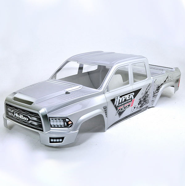 HOBAO HYPER MT PLUS II PRINTED BODY SHELL - SILVER WHITE