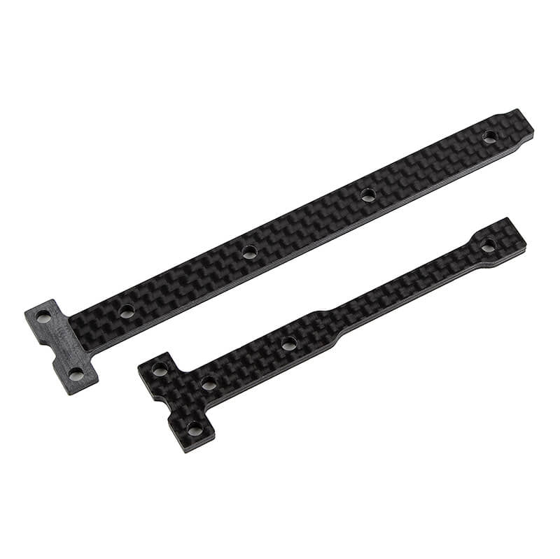 TEAM ASSOCIATED B74.2 FT 2.5MM C/F STIFF CHASSIS BRACE SET