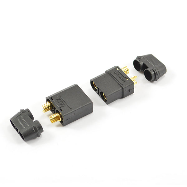 CENTRO XT-90 BLACK CONNECTOR (MALE/FEMALE)