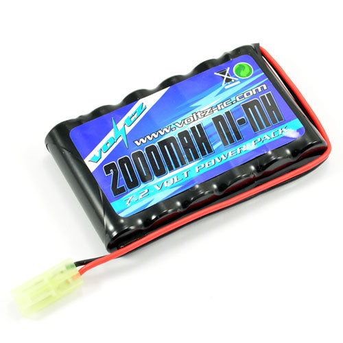 VOLTZ HOBBY 7.2V 2000mah AA BATTERY PACK W/ MINI TAMIYA PLUG (HE00011)