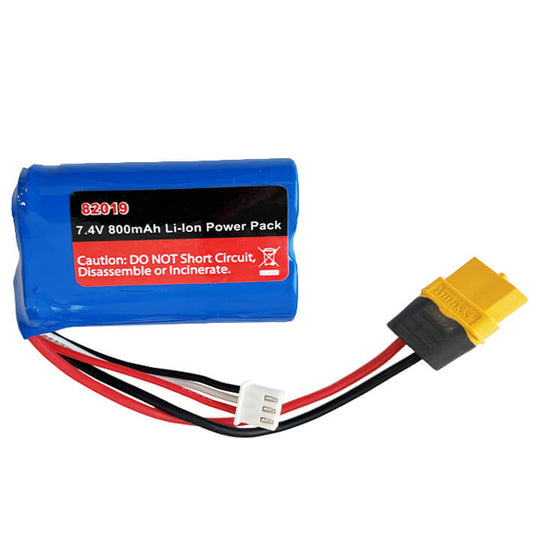 JOYSWAY 7.4V 800MAH LI-ION PACK WITH XT60 CONNECTOR