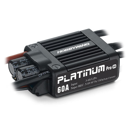 HOBBYWING PLATINUM PRO 60A LV V4 SPEED CONTROLLER