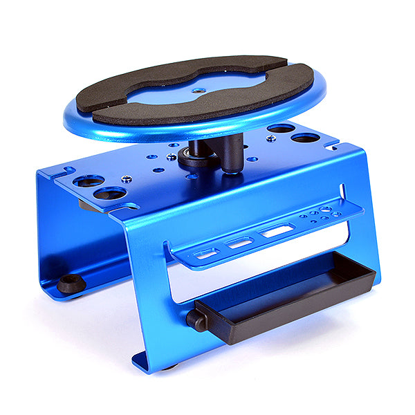 FASTRAX DELUXE ALUM LOCKING ROTATING MAINTENANCE STAND - BLUE