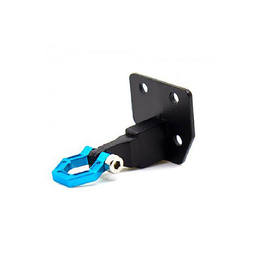 FASTRAX DELUXE ALUMINIUM BUMPER MOUNT PLATE & SHACKLE BLUE