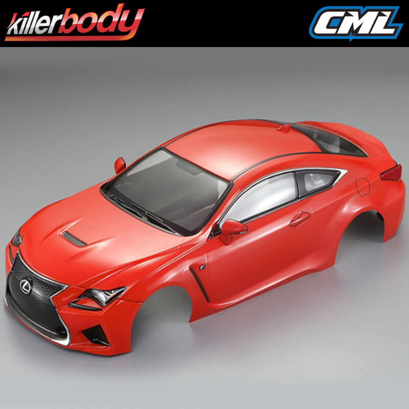 KILLERBODY LEXUS RC F 195MM FINISHED BODY - ORANGE