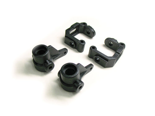 CARISMA M40S/GT10RS/M48S STEERING HUB/CASTER BLOCK SET