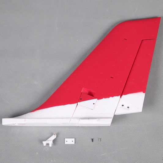 FMS 80MM FUTURA RED VERTICAL STABILIZER