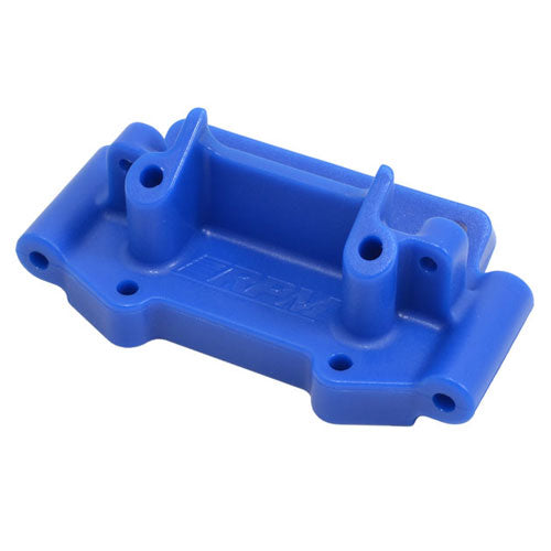 RPM BLUE FRONT BULKHEAD FOR TRAXXAS 2WD VEHICLES