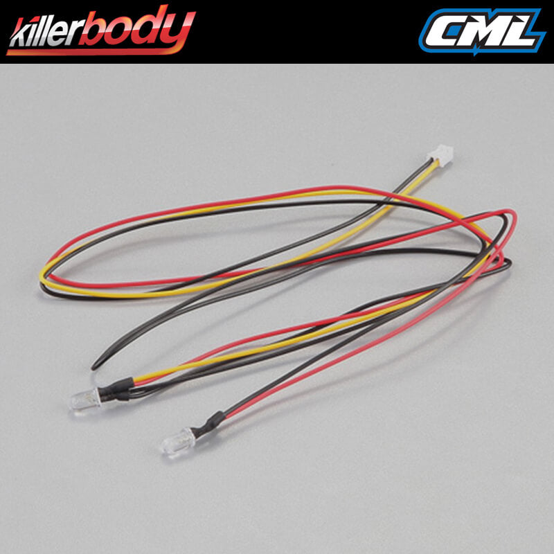 KILLERBODY LED UNIT SET (2 YELLOW LEDS DIAMETER: 5MM)