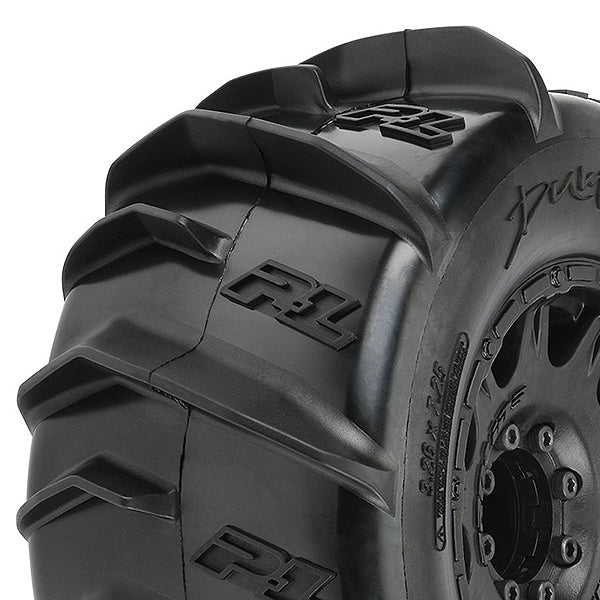 PROLINE DUMONT 3.8" PADDLE TYRES ON RAID BLK 8X32 17MM WHEEL