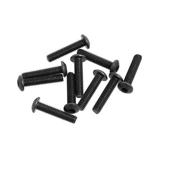 CEN RACING M3X14MM BUTTON HEAD HEX SOCKET SCREW (10PCS)