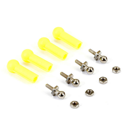 Fastrax Ball Cups (4) Yellow w/Ball Studs