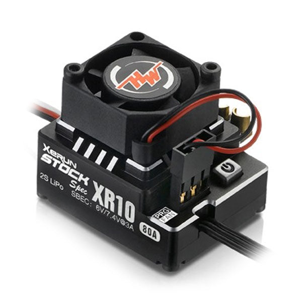 HOBBYWING XERUN XR10 80A STOCK SPEC SPEED CONTROLLER