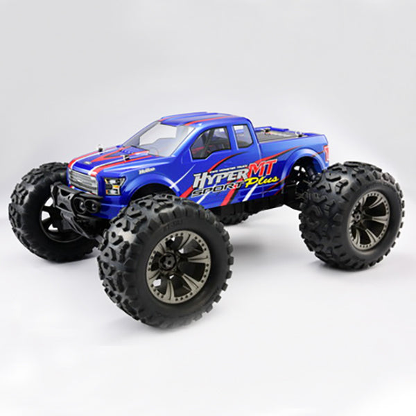 HOBAO HYPER MT SPORT PLUS NITRO RTR with 18KG SERVOS - BLUE