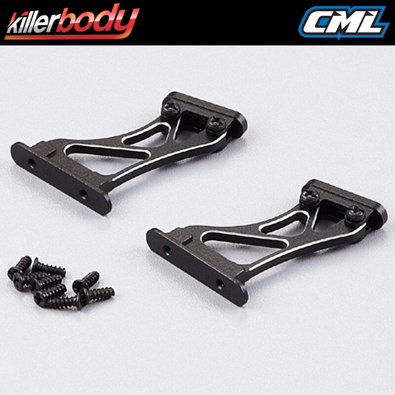 KILLERBODY REAR WING MOUNT 1/10 HIGH (CNC ALUMINIUM)