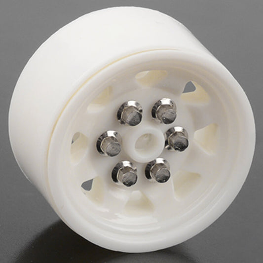 RC4WD OEM PLASTIC 0.7" BEADLOCK WHEELS (WHITE)