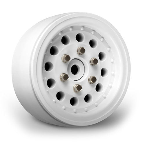 GMADE 1.9 NR01 BEADLOCK WHEELS (WHITE) (2)