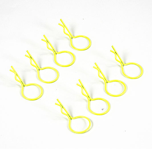 Fastrax Fluorescent Yellow Large Clips