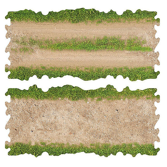 CRAWLER PARK 2 X DIRT AND GRASS STRAIGHTS FOR 1/24 RC CRAWLER PARK