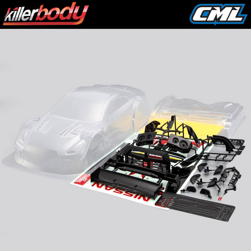 KILLERBODY NISSAN MOTUL AUTECH GT-R 2016 CLEAR BODY SET