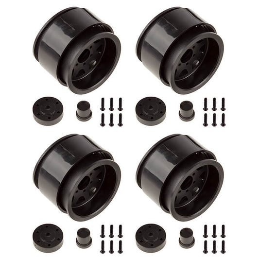 ELEMENT RC ENDURO METHOD 701 T RAIL SERIES WHEELS, 1.9 IN BLACK