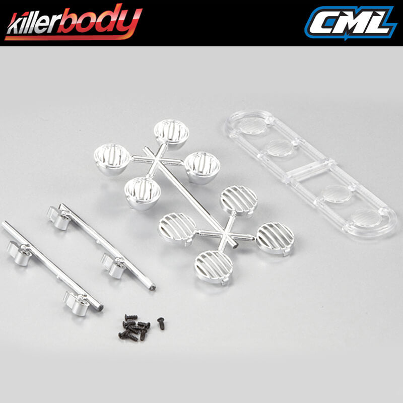 KILLERBODY CHROME LIGHT SET FOR ROOF RACK TYPE A