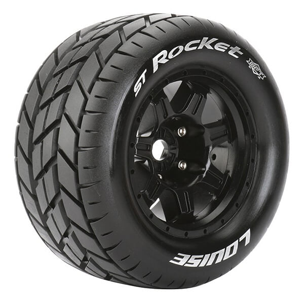 LOUISE RC ST-ROCKET 1/8 SPORT 1/2" OFFSET HEX 17MM BLACK