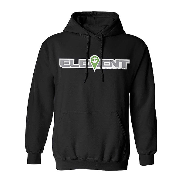 ELEMENT RC LOGO HOOD PULLOVER BLACK - MEDIUM