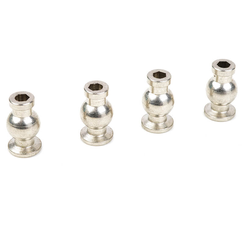 CORALLY BALL SHOULDERED 6.8MM STEEL 4 PCS