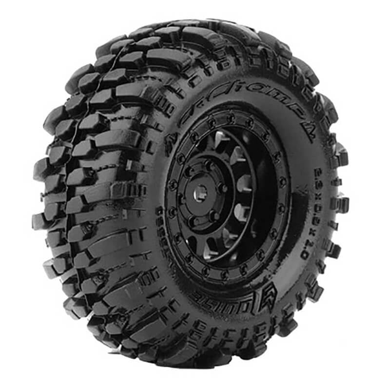 LOUISE RC CR CHAMP 1/18,1/24 FR/RR 1.0" CRAWLER TYRE/WHEELS