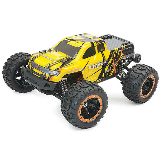 FTX TRACER 1/16 4WD BRUSHLESS MONSTER TRUCK RTR - YELLOW