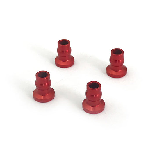 GMADE ALUMINIUM SHOCK UPPER BALL 5x8.5MM RED (4) TS/RSD