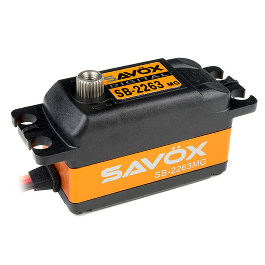 SAVOX LOW PROFILE BRUSHLESS DIGITAL SERVO 10KG/0.076s@6.0V