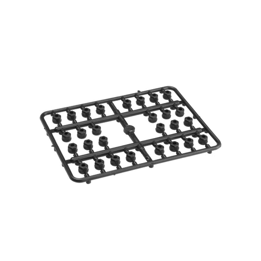 JConcepts-3mm Plastic Nut - 28pc