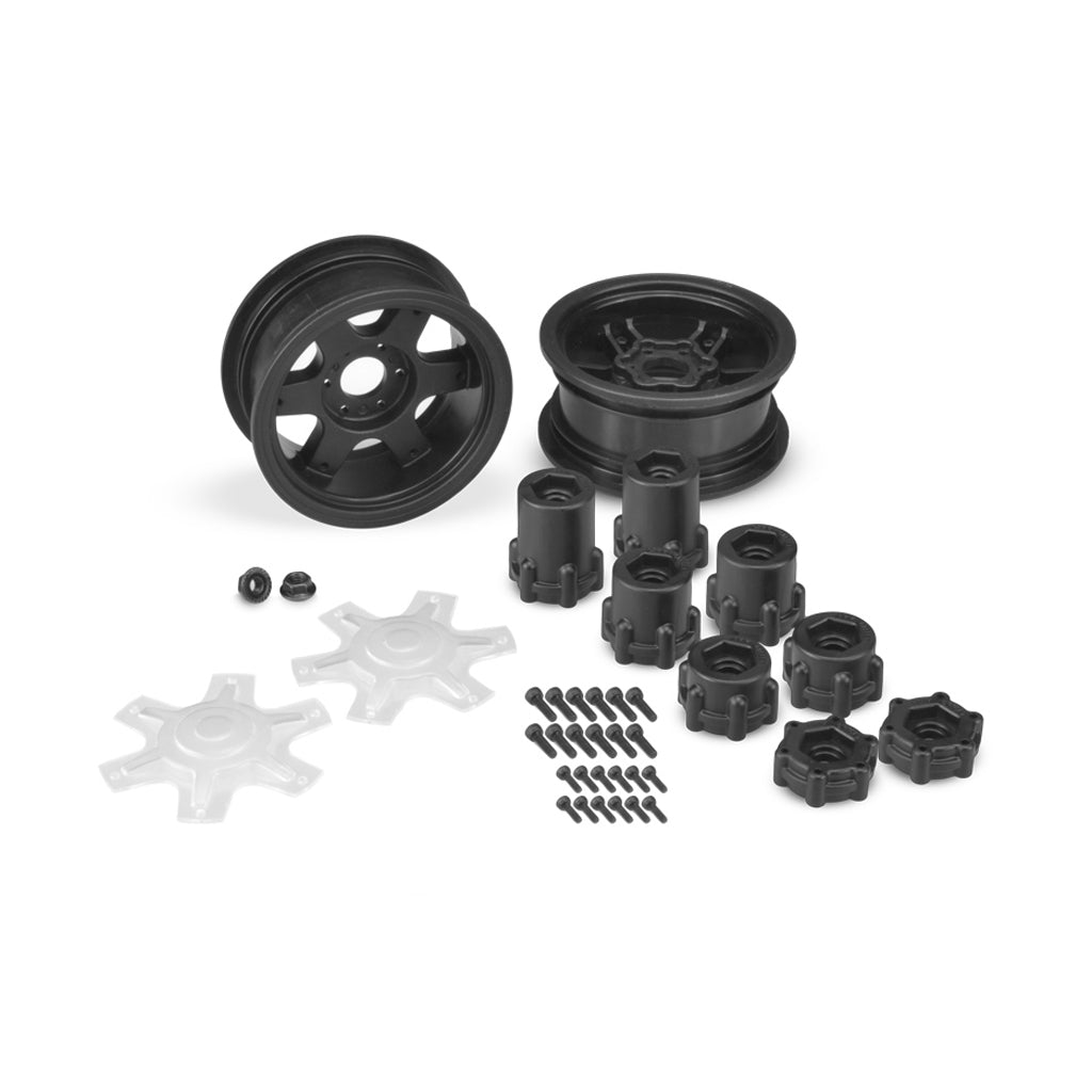 Dragon-2.6" Mega Truck Wheel-(Black)-2pc