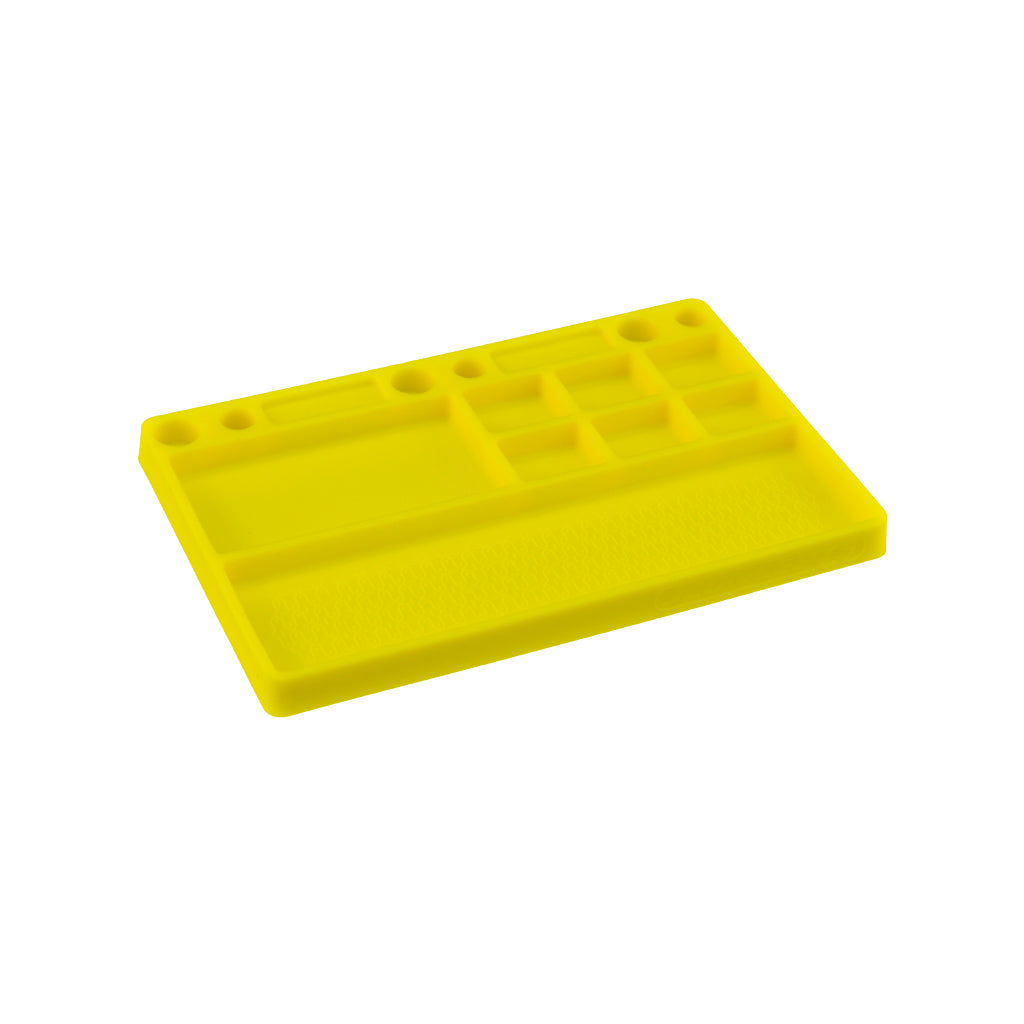 Dirt Racing Products-Parts Tray, Rubber-Yellow