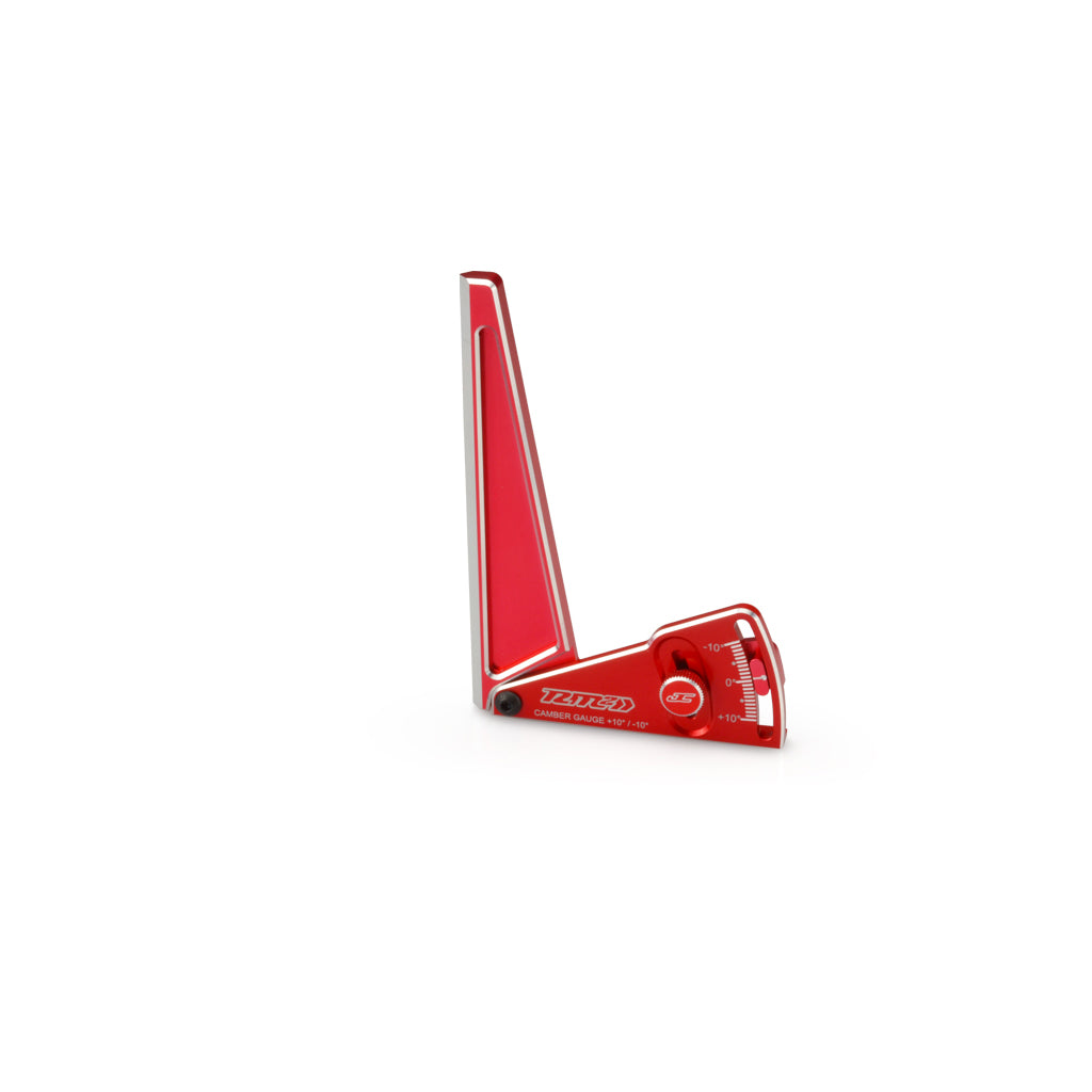 RM2 Alloy Camber Gauge, 120mm - Red (Fits-1/8th)