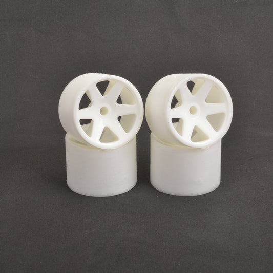 Contact 1/8th Stock Car Wheel - White 4pcs